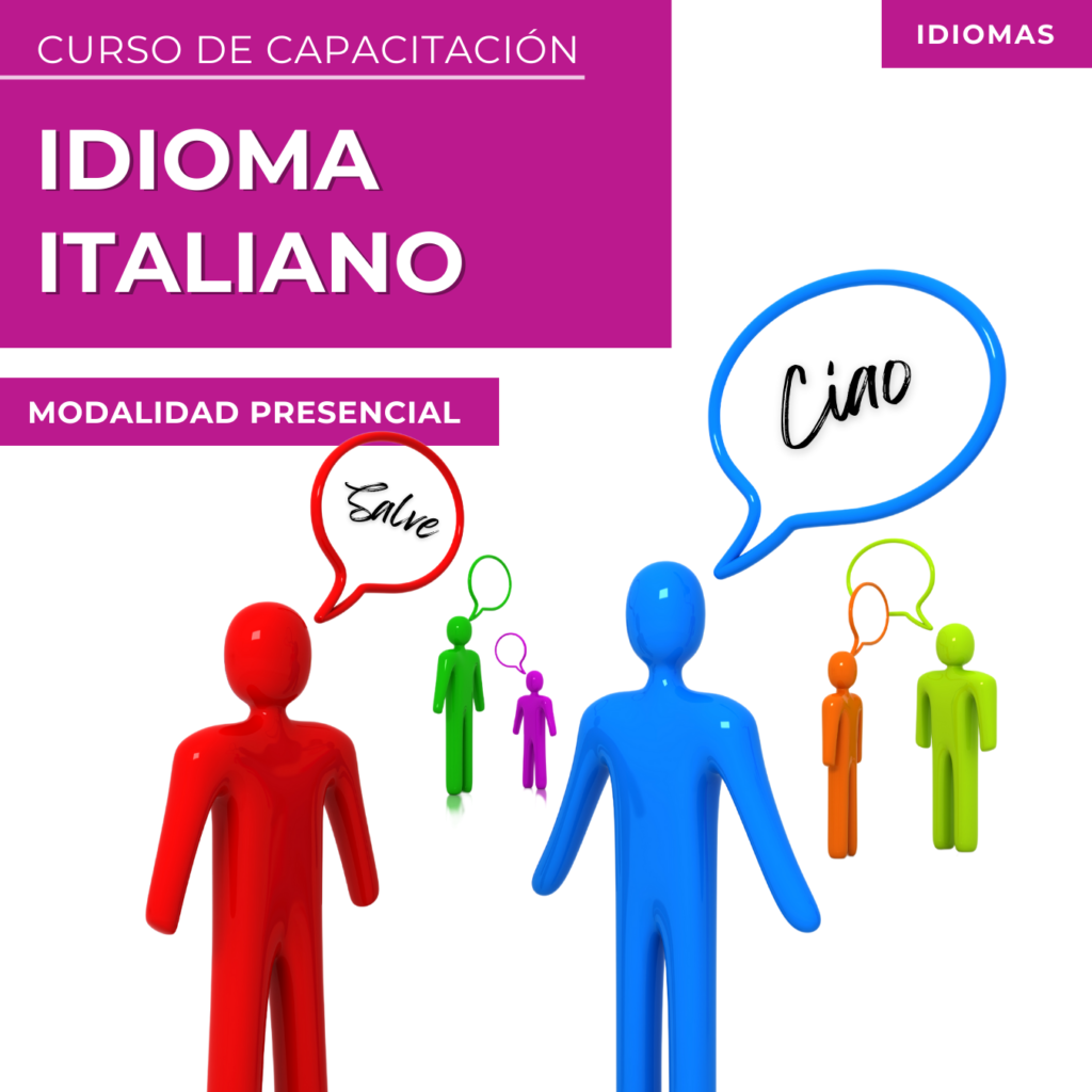 IDIOMA ITALIANO - PRESENCIAL