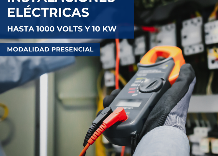 INSTALACIONES ELÉCTRICAS (HASTA 1000 Volts y 10 Kw) – PRESENCIAL