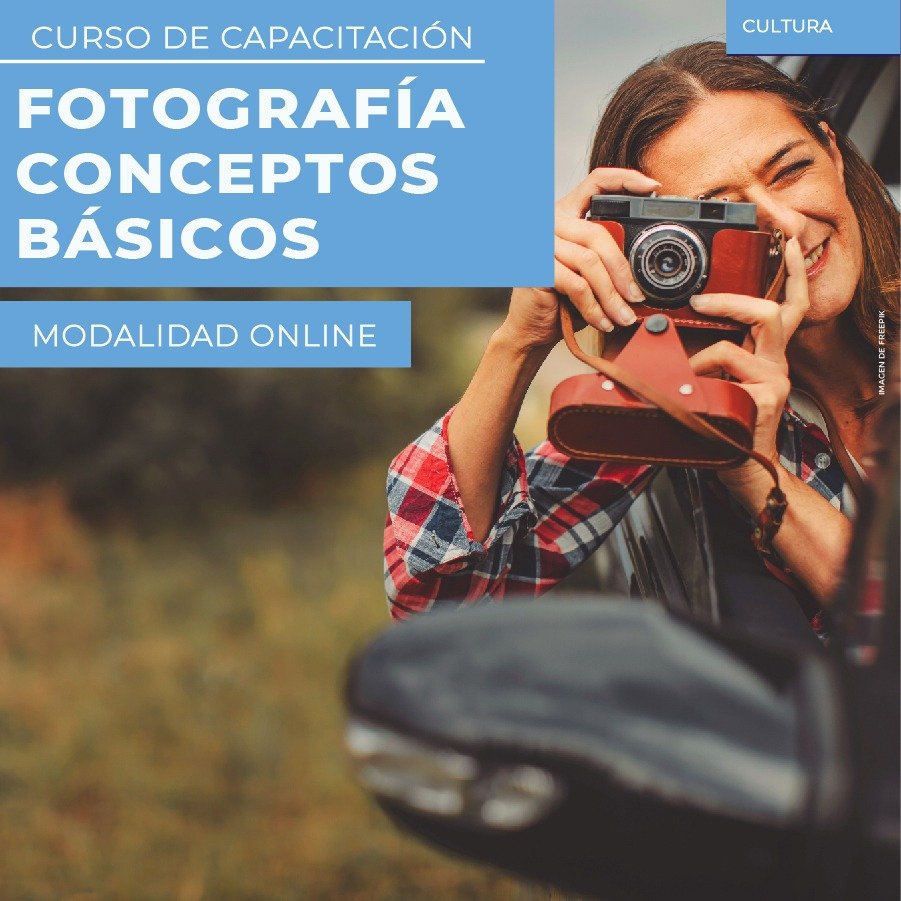 FOTOGRAFÍA (CONCEPTOS BÁSICOS) - ONLINE