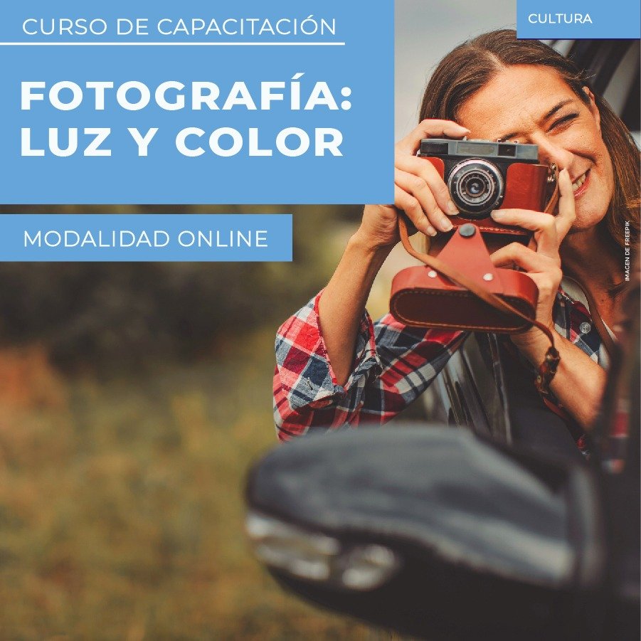 FOTOGRAFÍA: LUZ Y COLOR - ONLINE