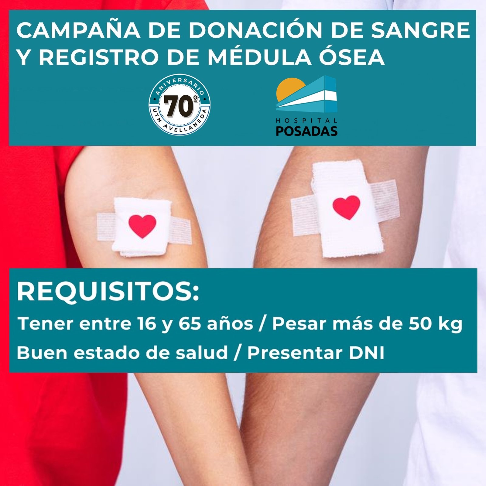 CAMPAÑA DE DONACIÓN DE SANGRE Y REGISTRO DE MÉDULA ÓSEA