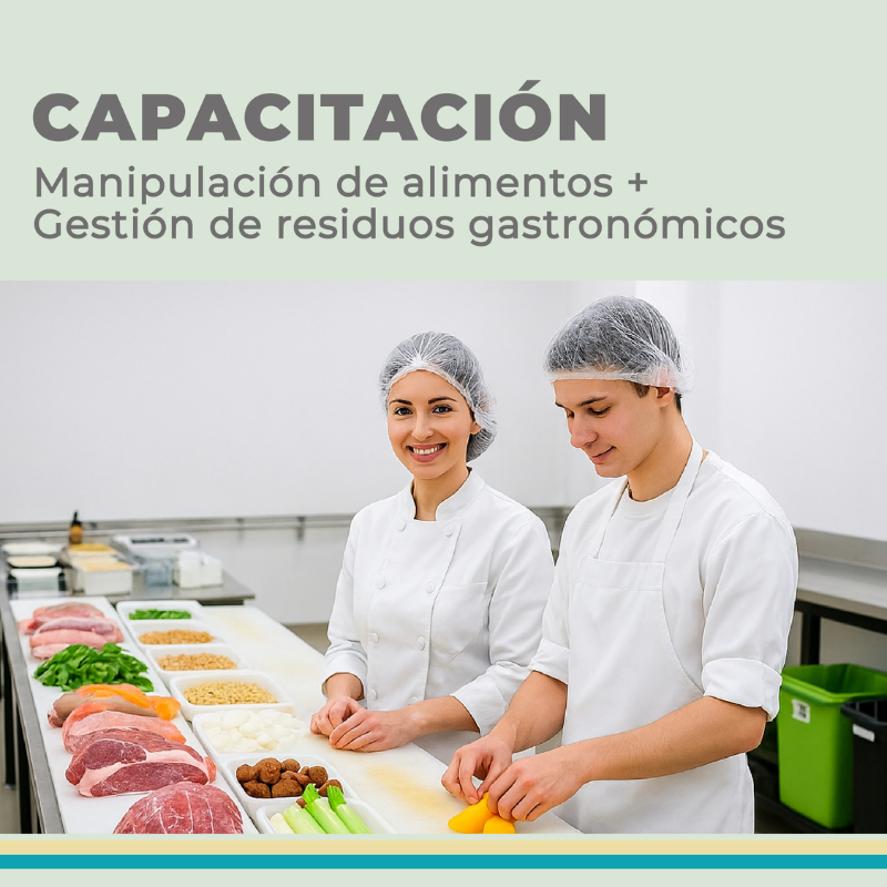 MANIPULACIÓN DE ALIMENTOS + GESTIÓN DE RESIDUOS GASTRONÓMICO
