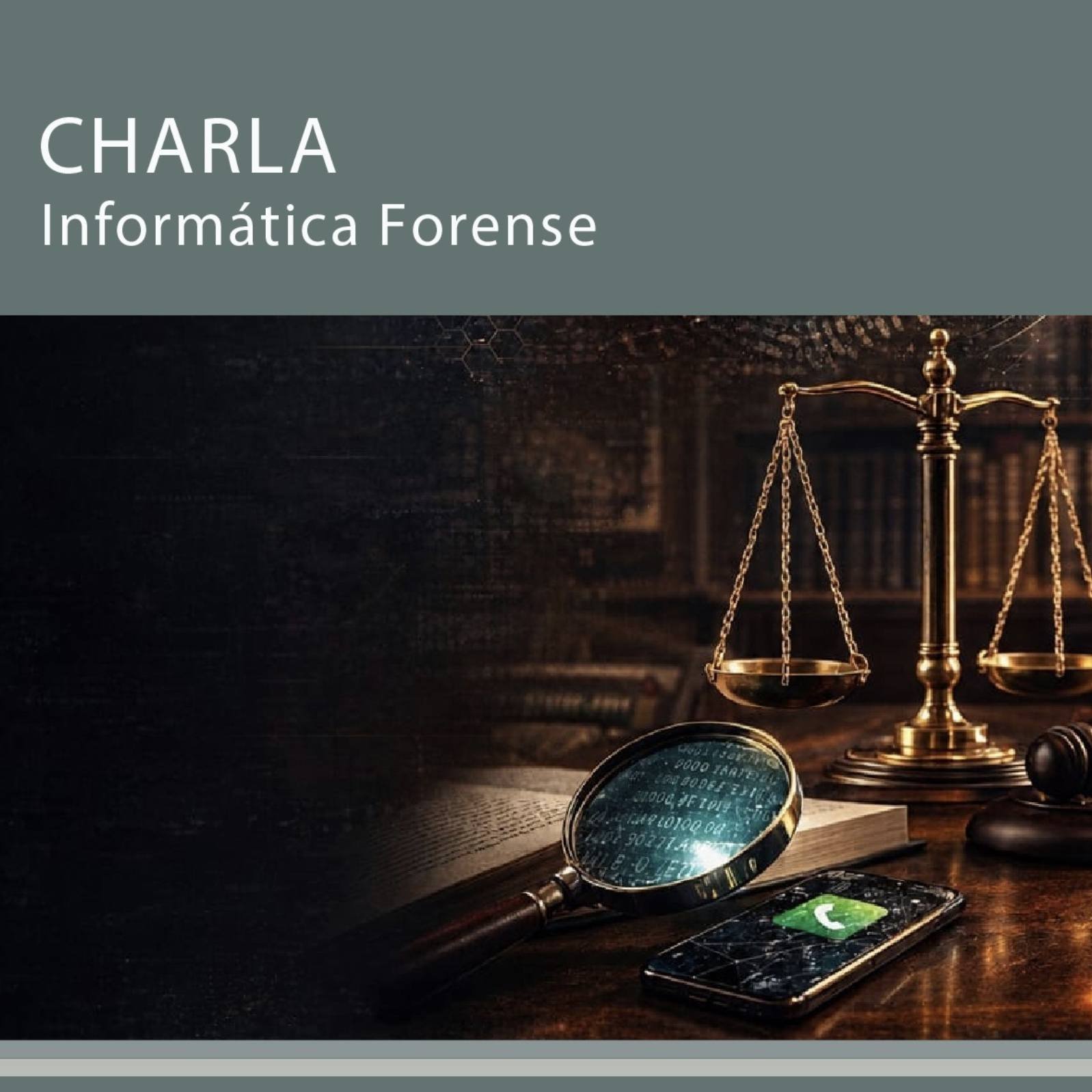 CHARLA ABIERTA SOBRE INFORMÁTICA FORENSE